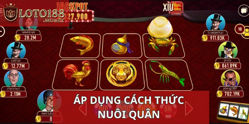 Áp dụng cách thức nuôi quân hiệu quả cao